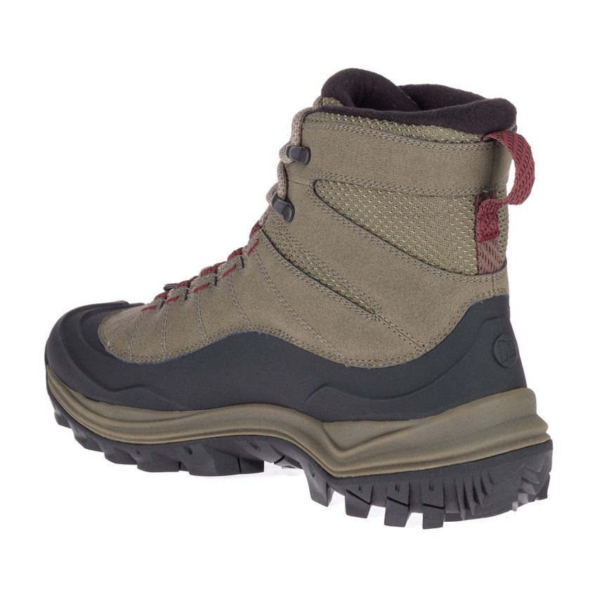 Bottes Merrell Thermo Chill Mid Shell Waterproof Marron Clair Homme | D.Z.LUWC